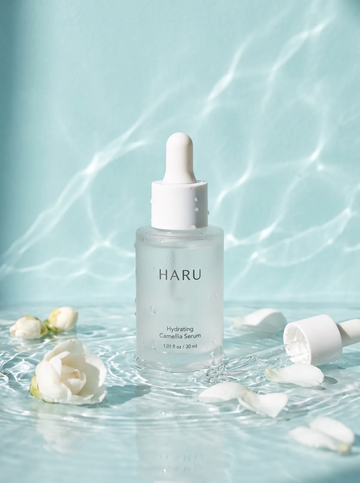 Result of the HARU serum in water prompt, made with Nano Banana 2