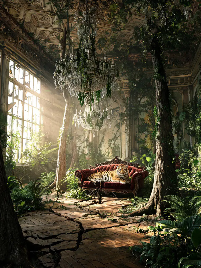 Jungle in the ballroom