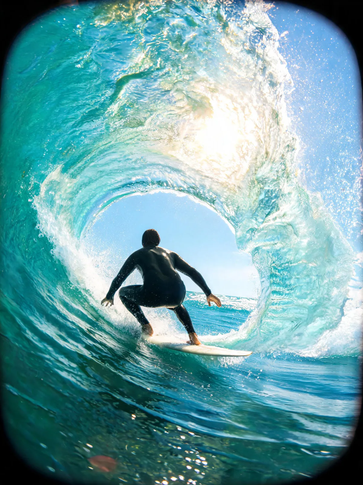 Result of the Surfer inside the wave prompt, made with Seedream 5