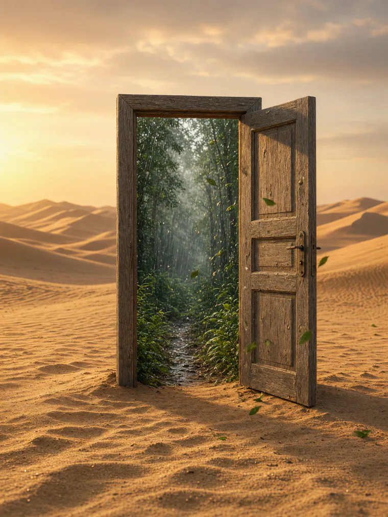 Door in the desert