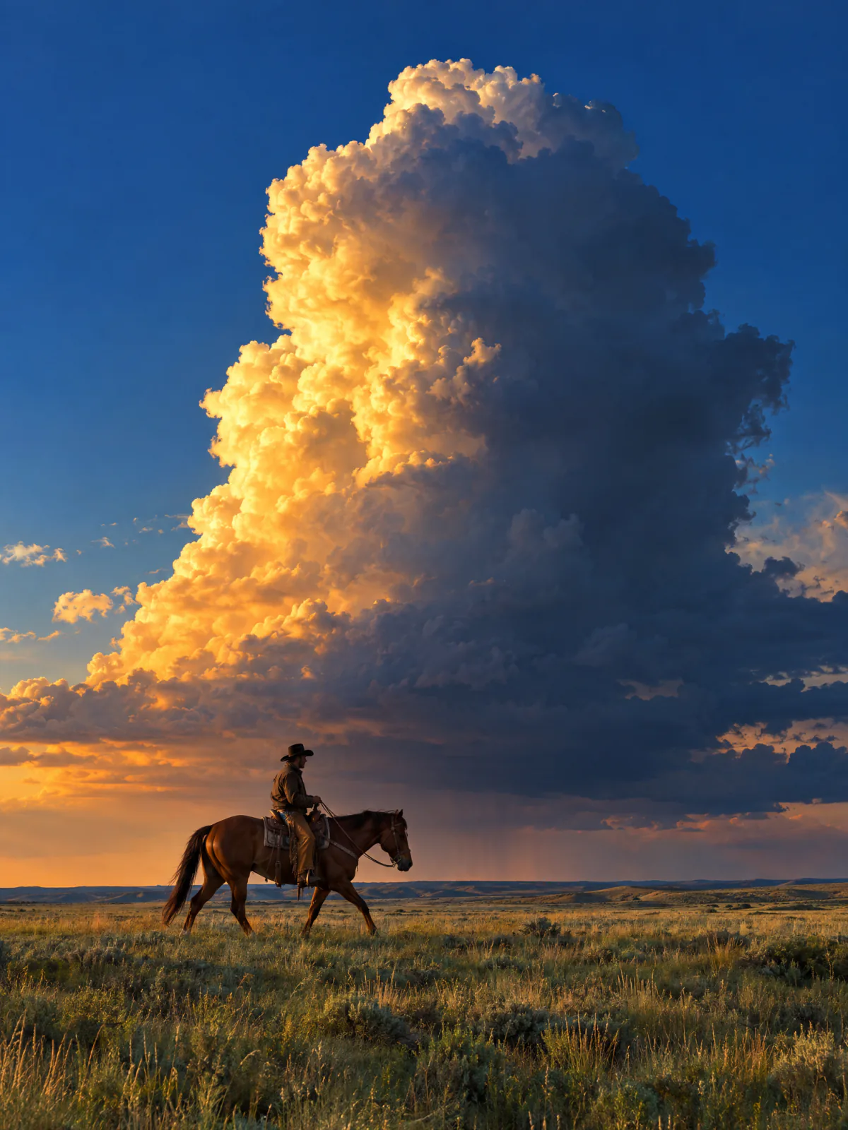 Result of the Cowboy on the open grassland prompt, made with GPT Image 2.5