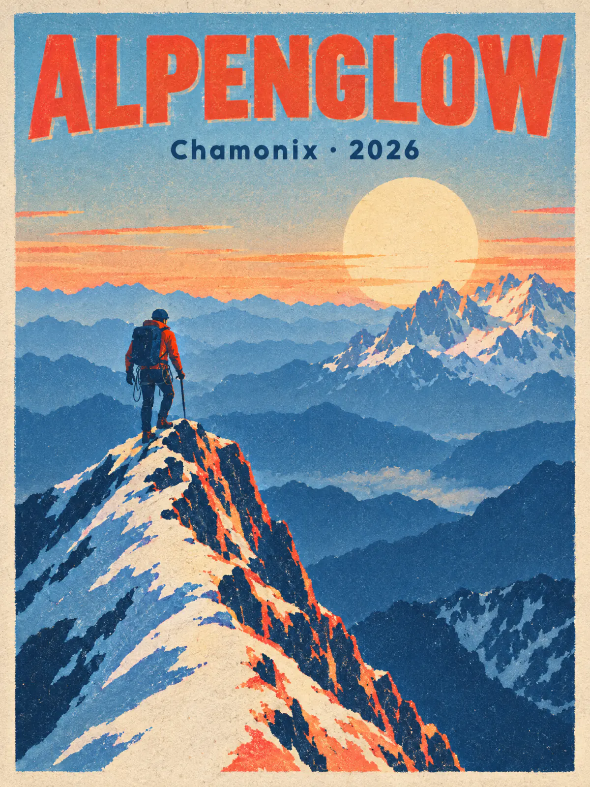 Result of the ALPENGLOW travel poster prompt, made with GPT Image 2.5