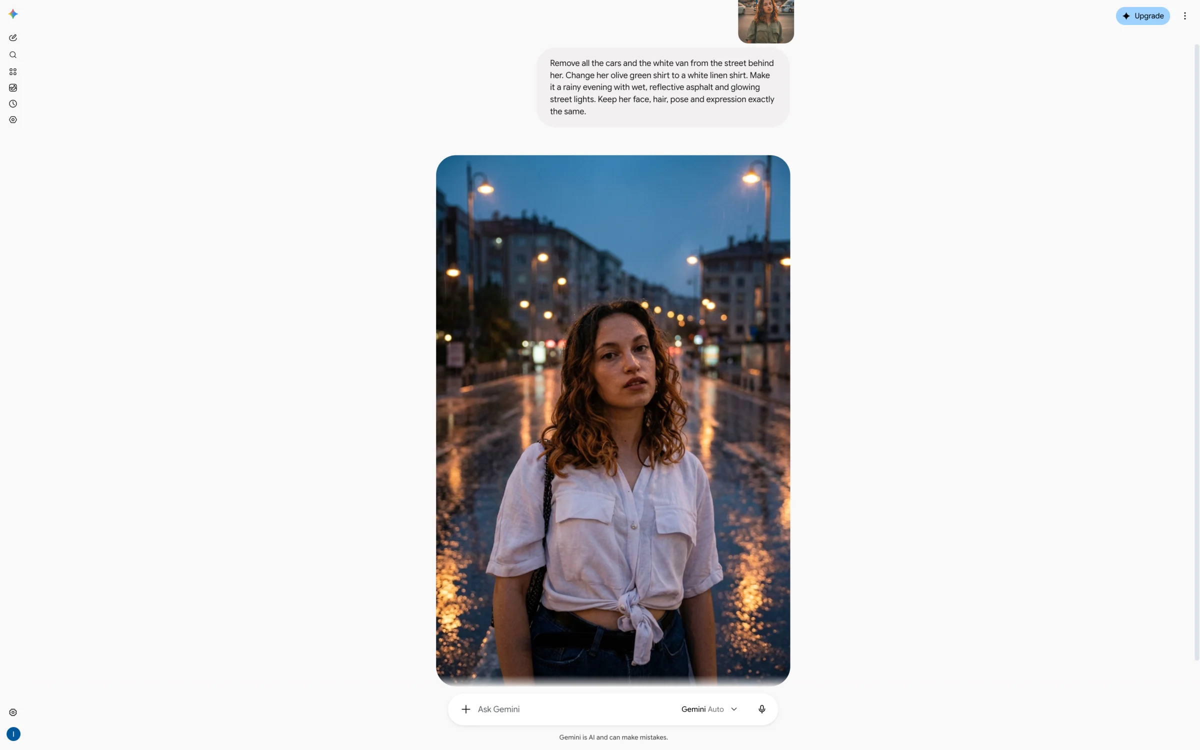 Google Gemini AI photo editor