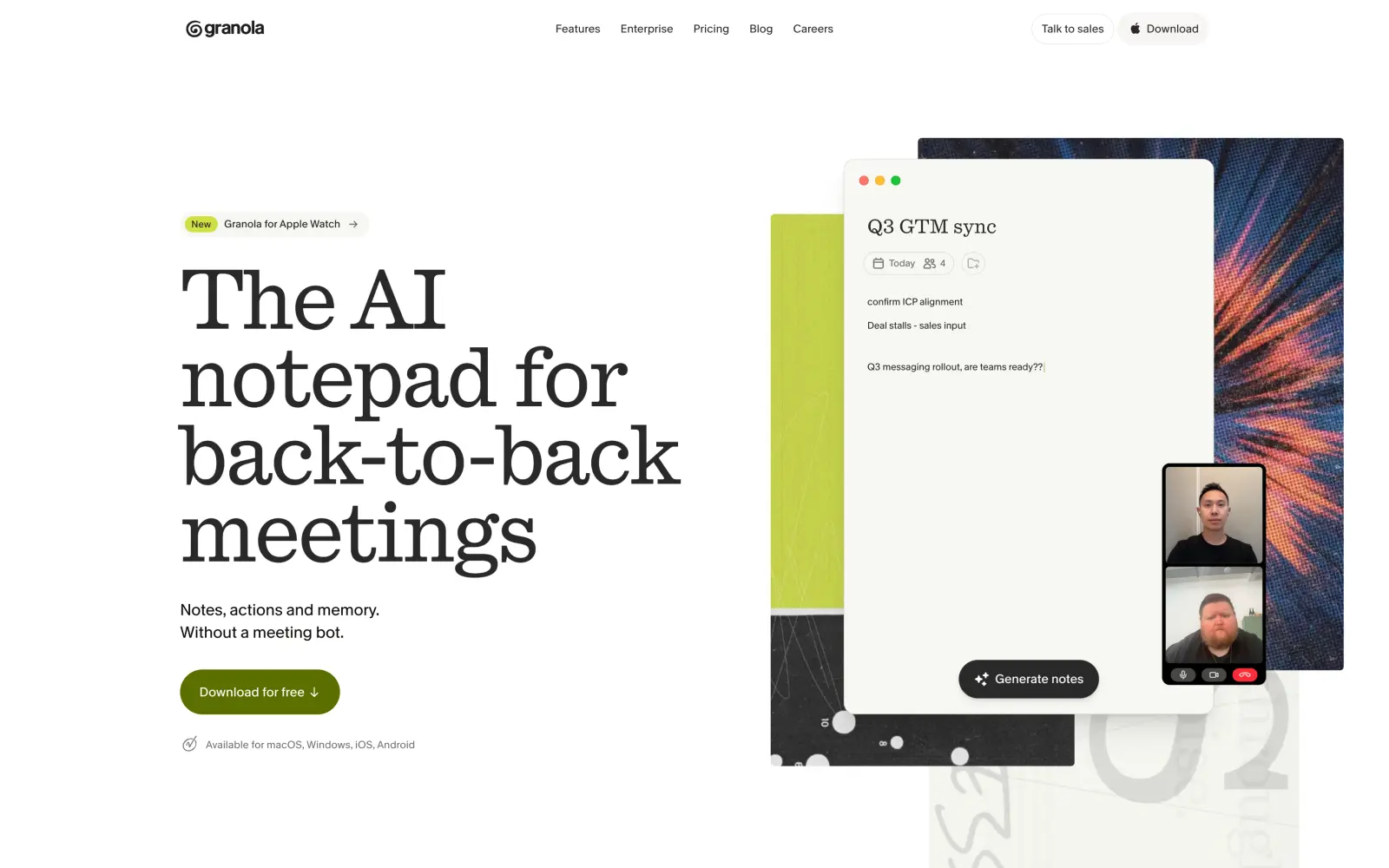 Granola AI meeting notes app