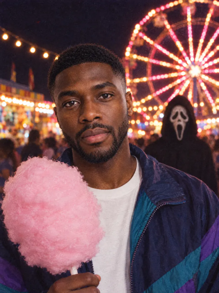 Ghostface at the carnival