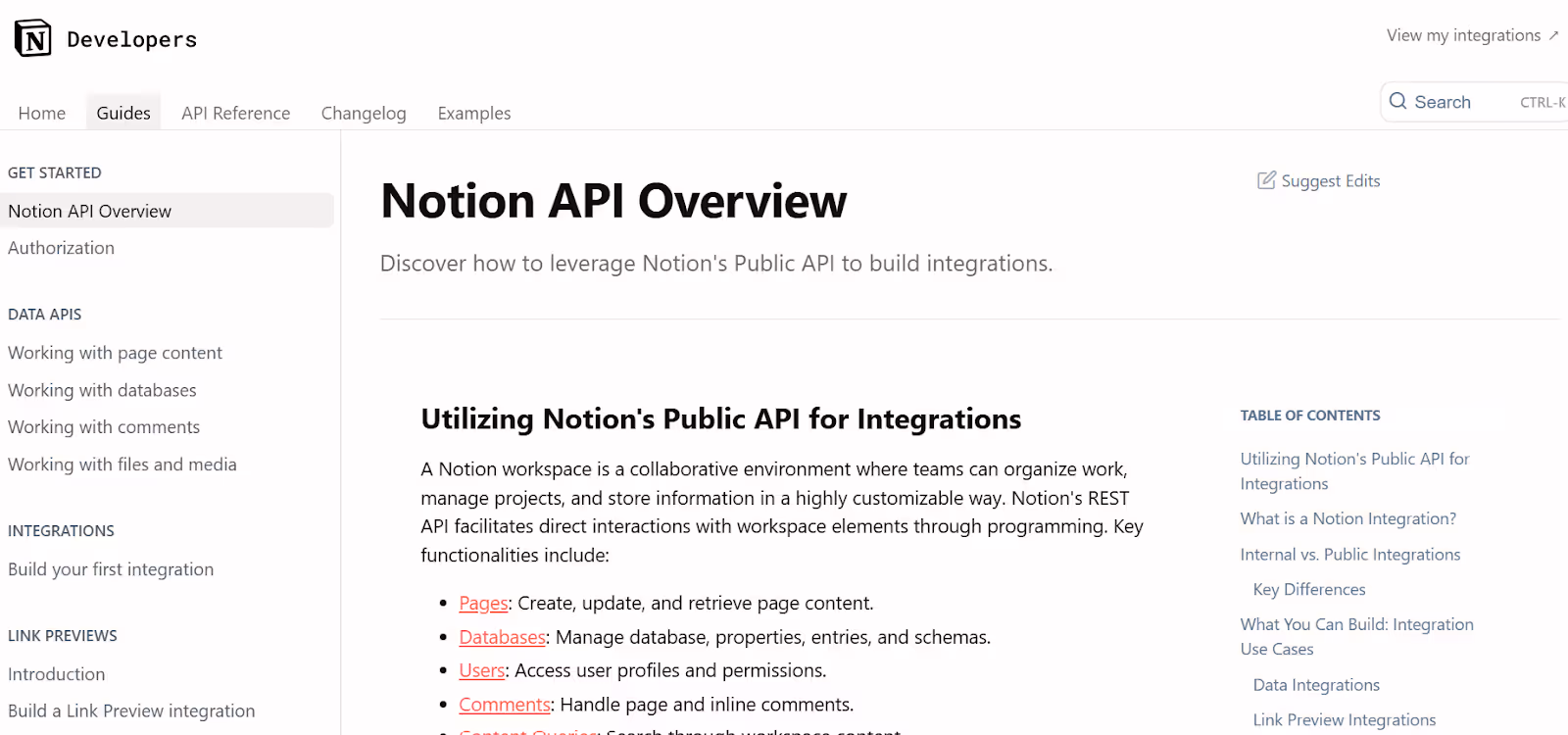 technical documentation, Notion
