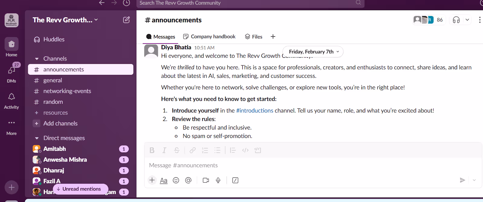 revv growth community slack