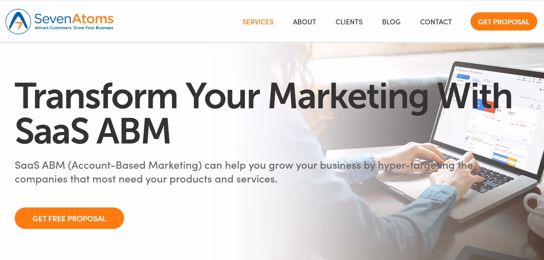 seven atoms - top 10 saas ABM agencies