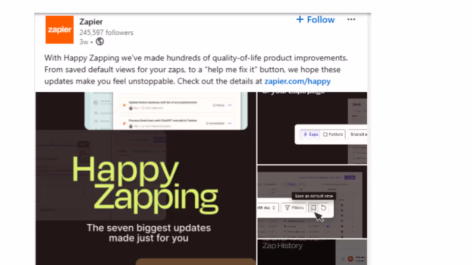 Zapier Post Example