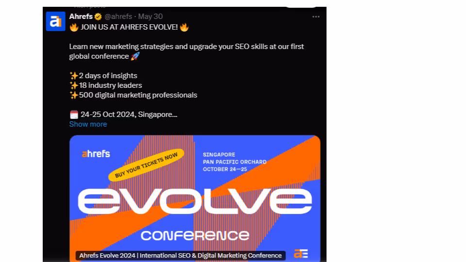 Ahrefs post - content pillar