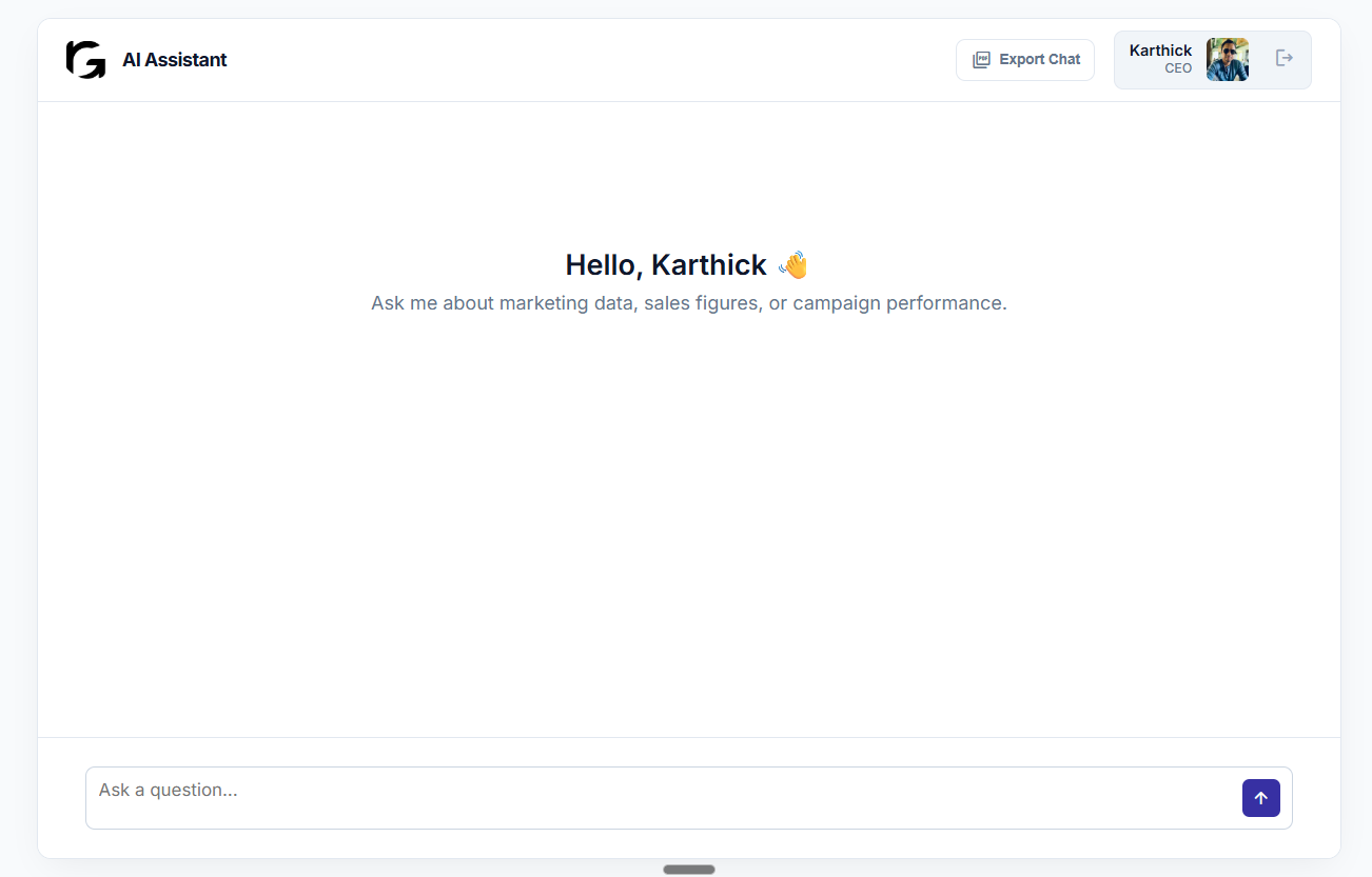 Revv GPT chat interface