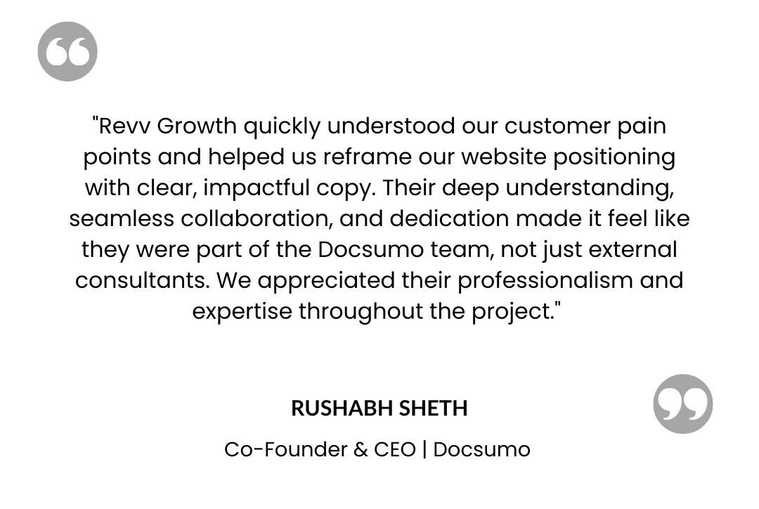 Docsumo testimonial