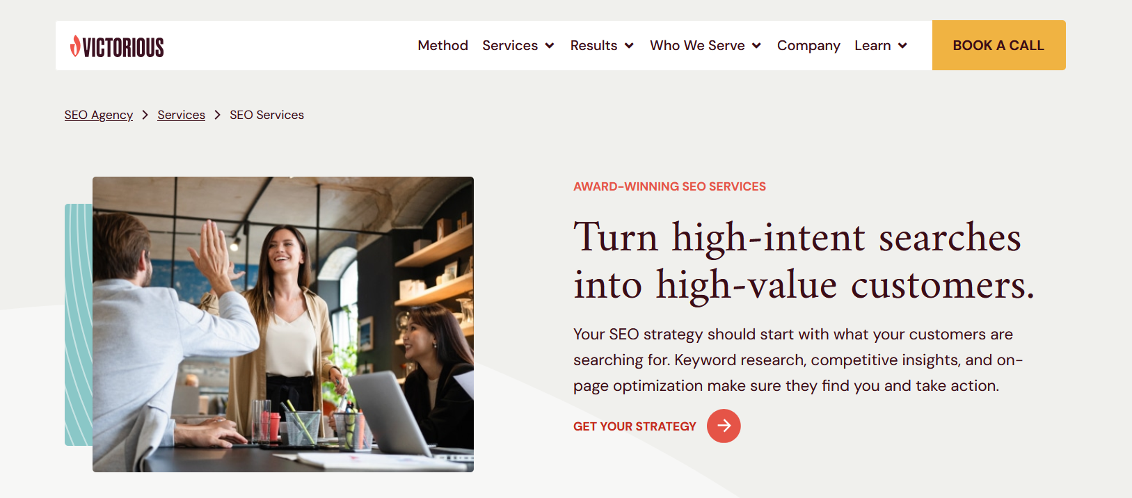 Victorious Service Page