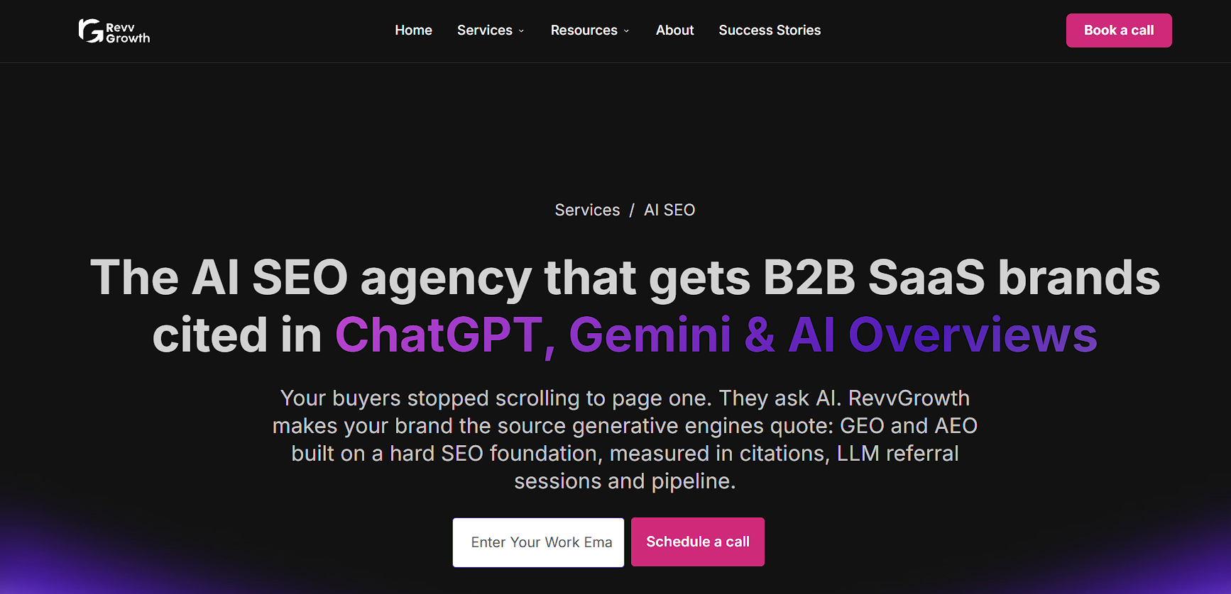 Revvgrowth, Best For B2b SaaS And Service Brands Scaling AI Search Visibility
