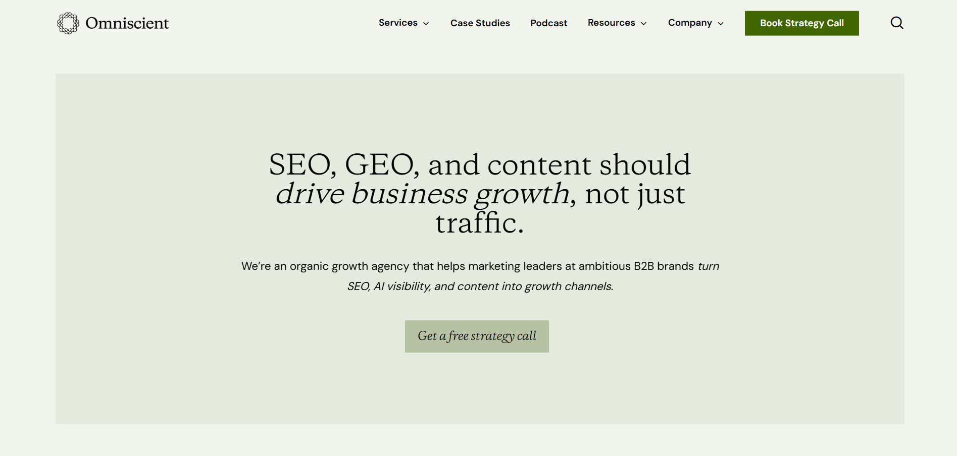Omniscient Digital agency