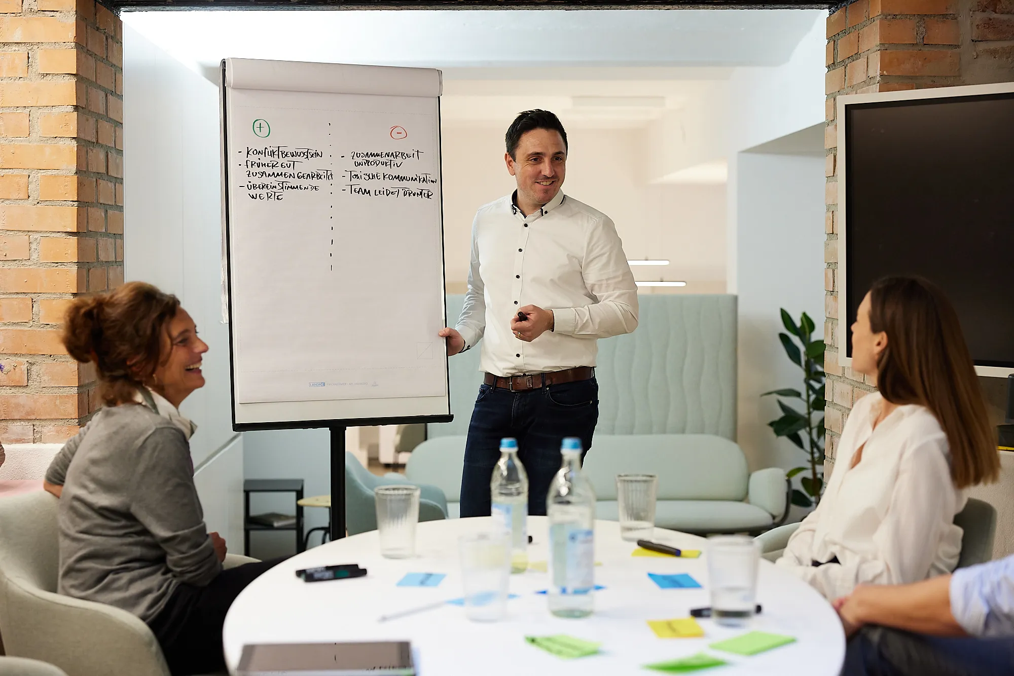 Teamcoaching im Unternehmen – Coach fördert offene Kommunikation im Team