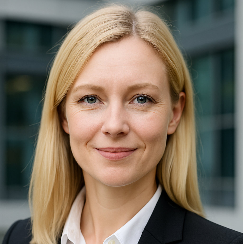 Blonde Business Frau