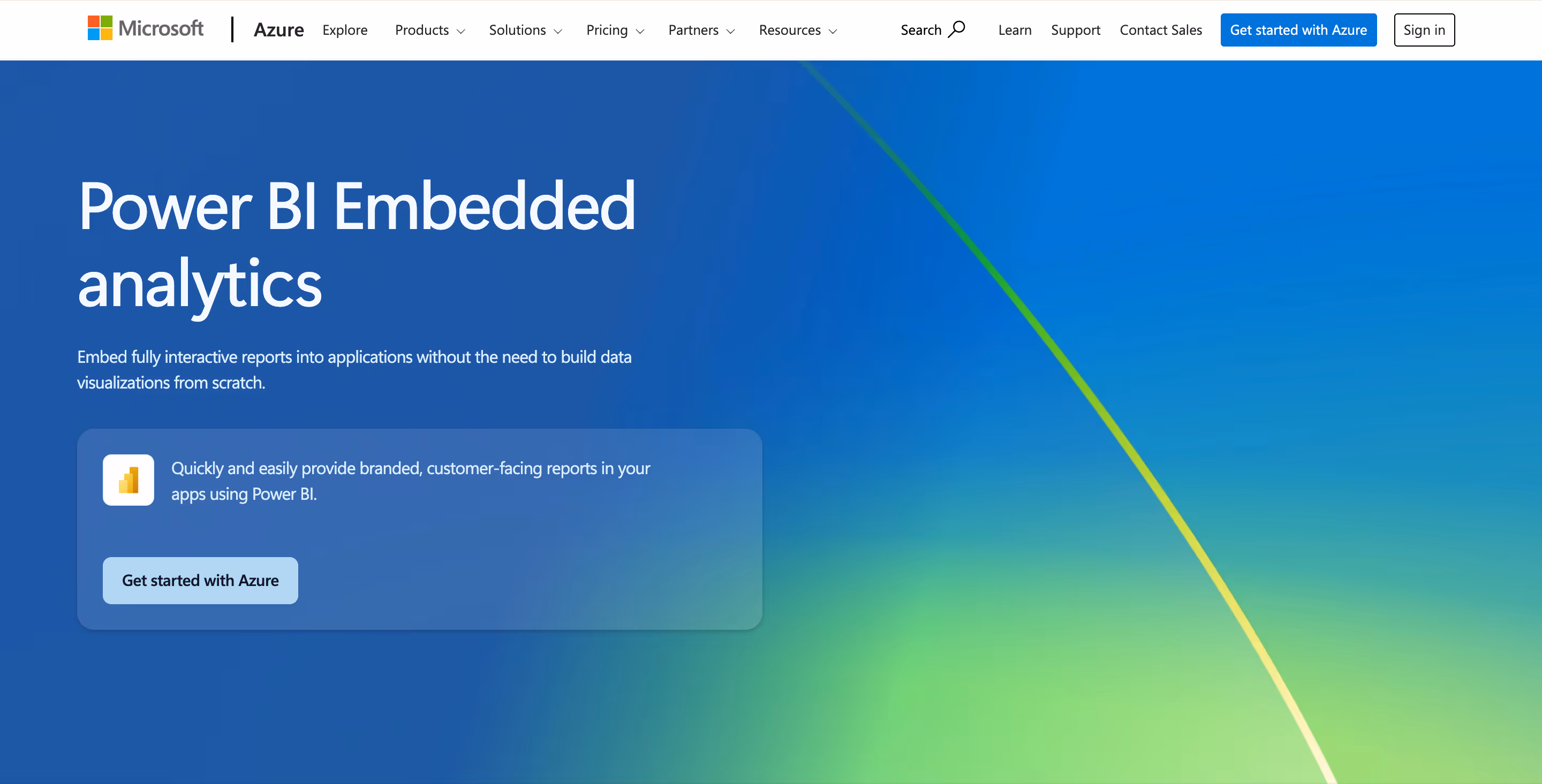 Power BI Embedded - Embedded BI Tools