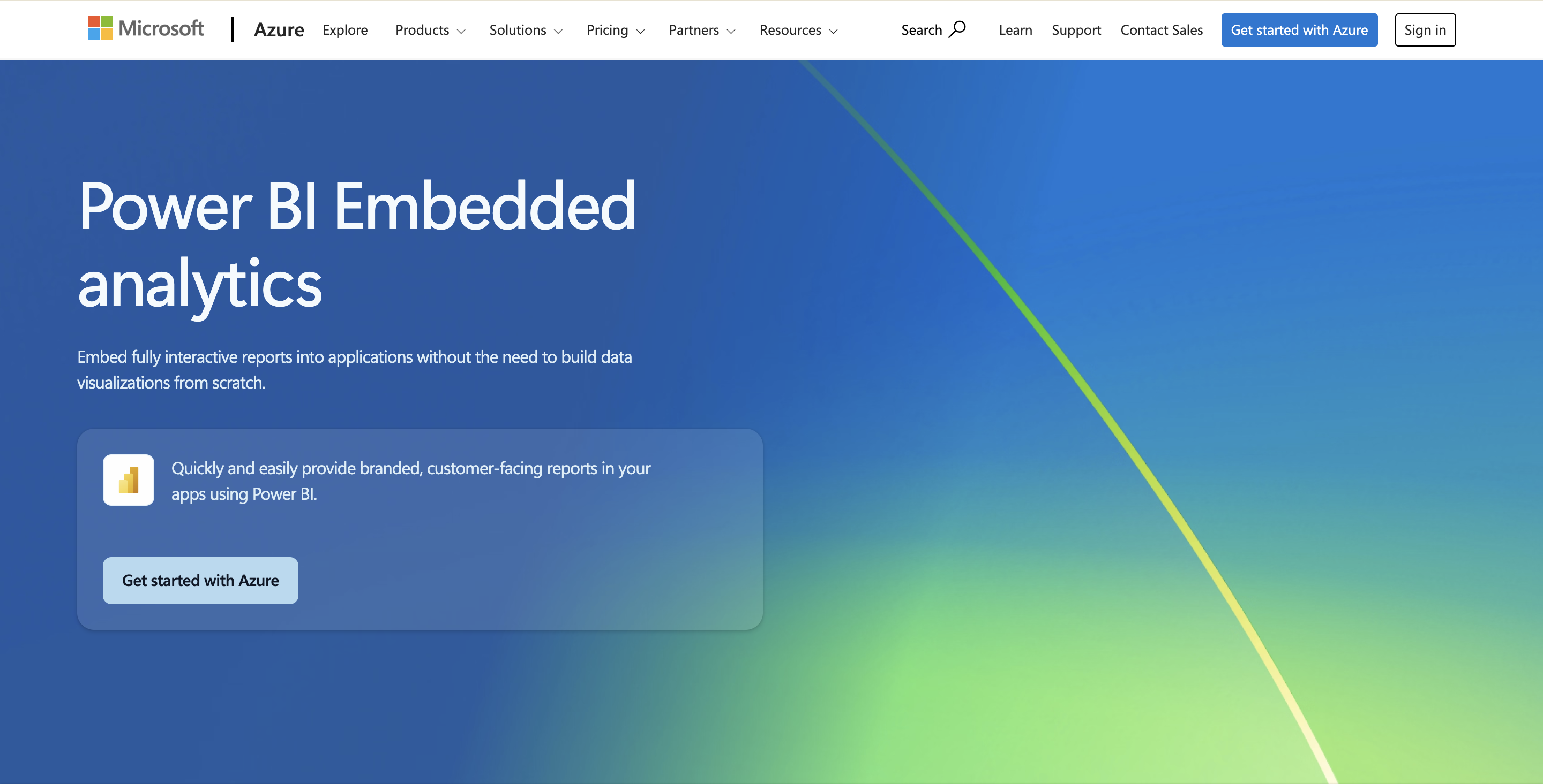 Power BI Embedded - Embedded BI Tools