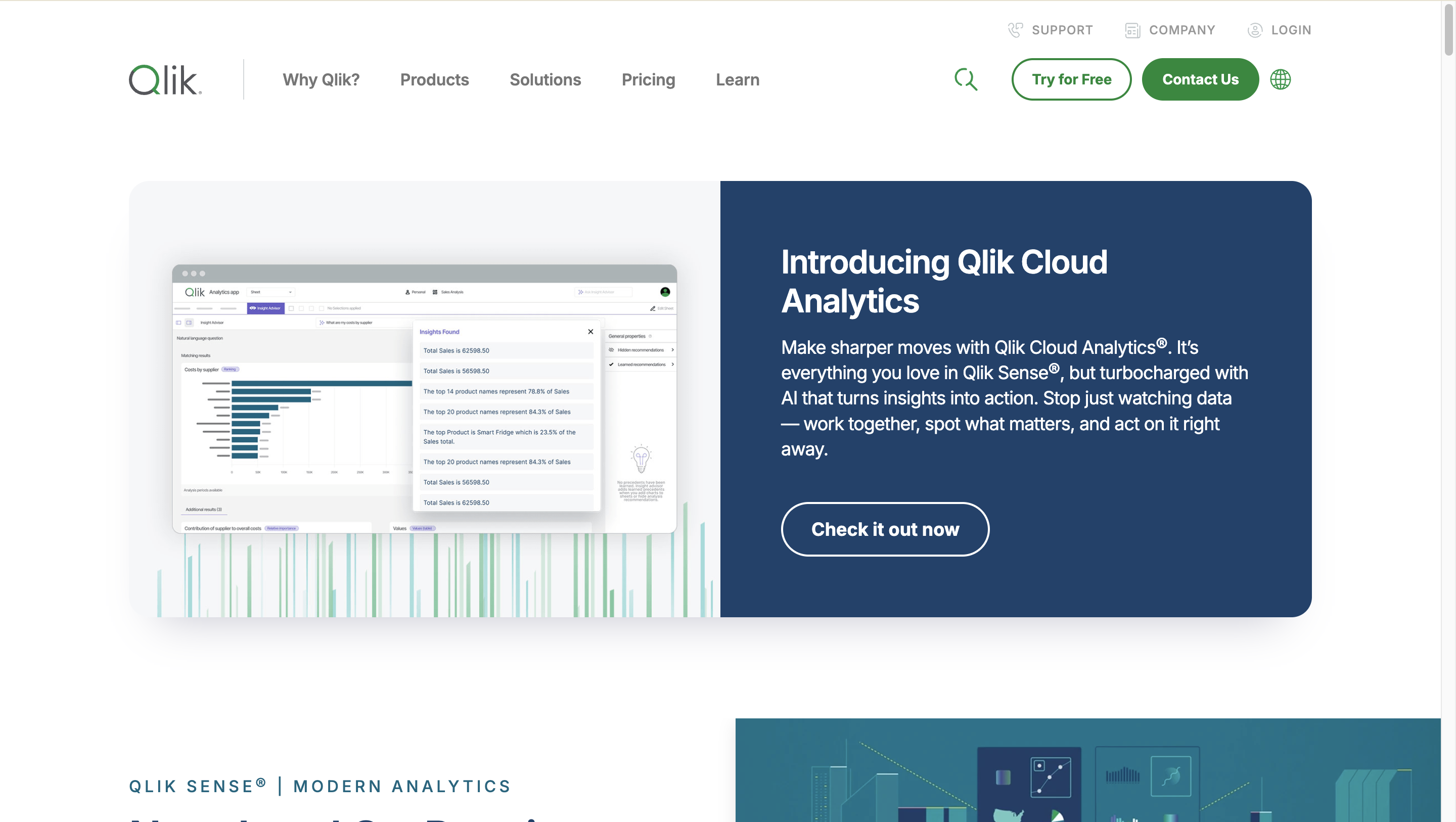 Power BI Alternatives - Qlik Sense