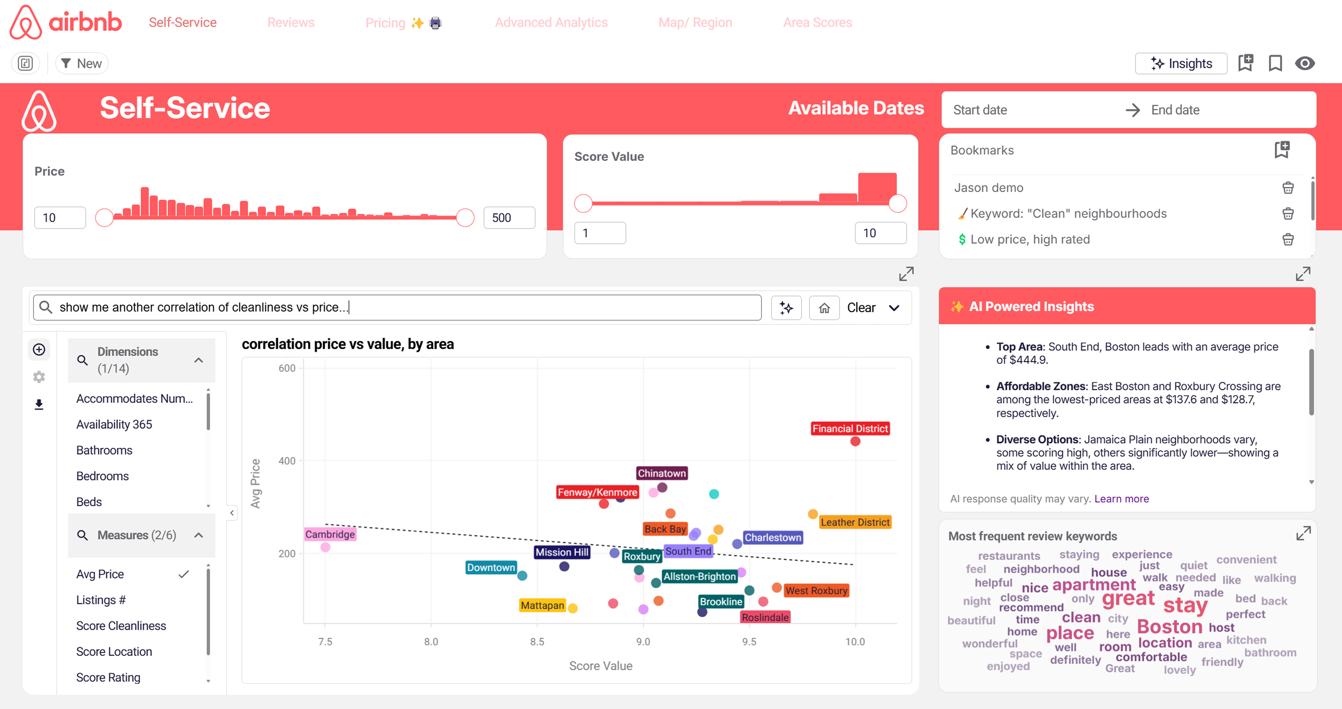 data products on Snowflake - Astrato custom report and AI
