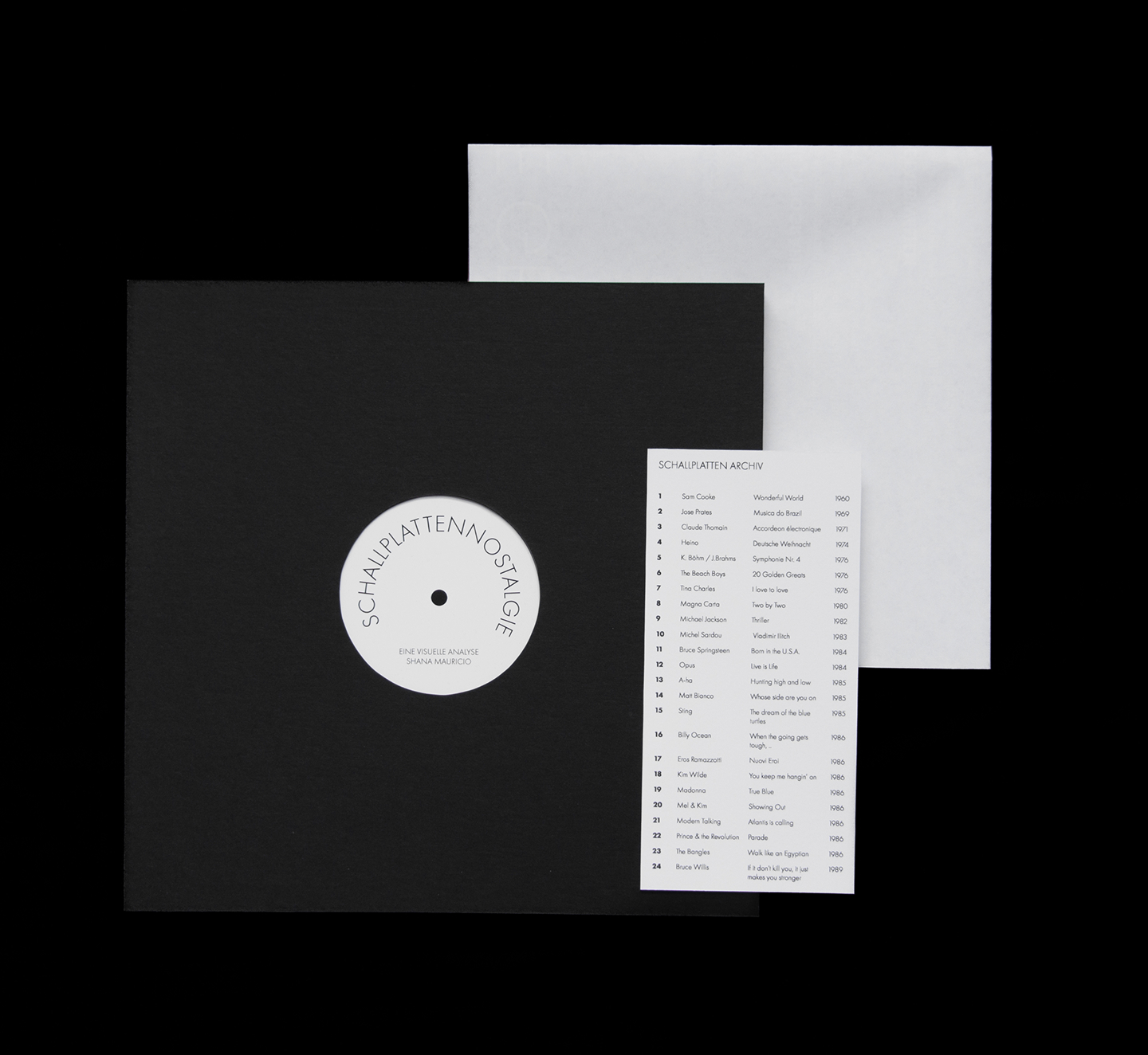 Shana Mauricio Design Portfolio Schallplattennostalgie