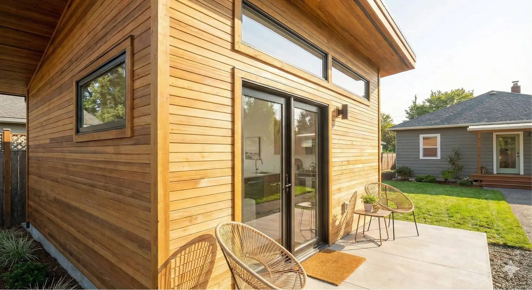 Completed NBE backyard cottage in Sumner, Washington