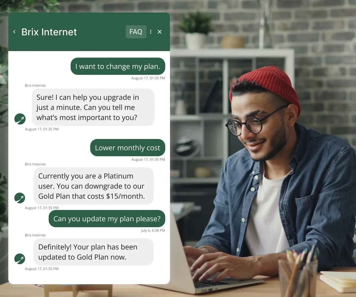 Illustration demonstrating the simplicity of booking a doctor’s appointment using Kommunicate's AI chatbots for hospitals, dental clinics, and diagnostic centers.