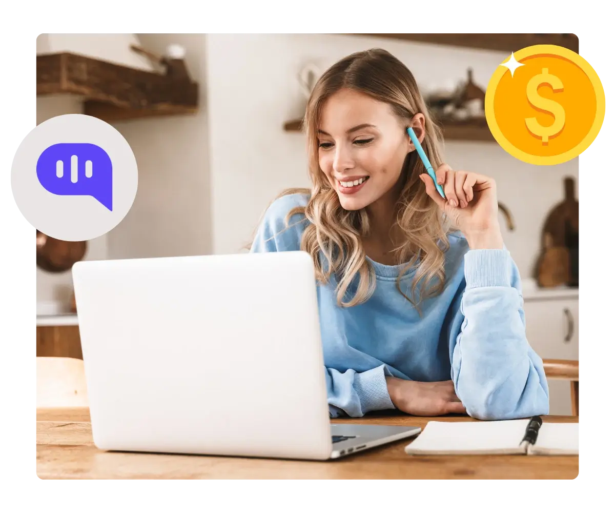 Creator joining the Kommunicate Affiliate Program to earn 20% recurring commission.