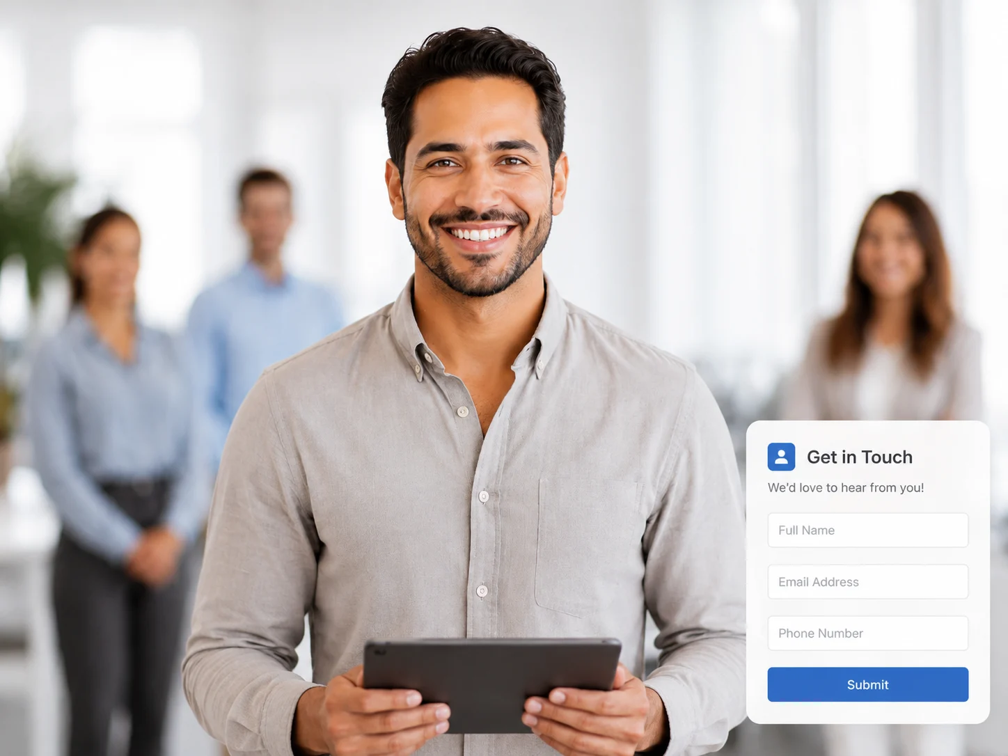 Lead collection AI agent template for capturing and qualifying sales leads