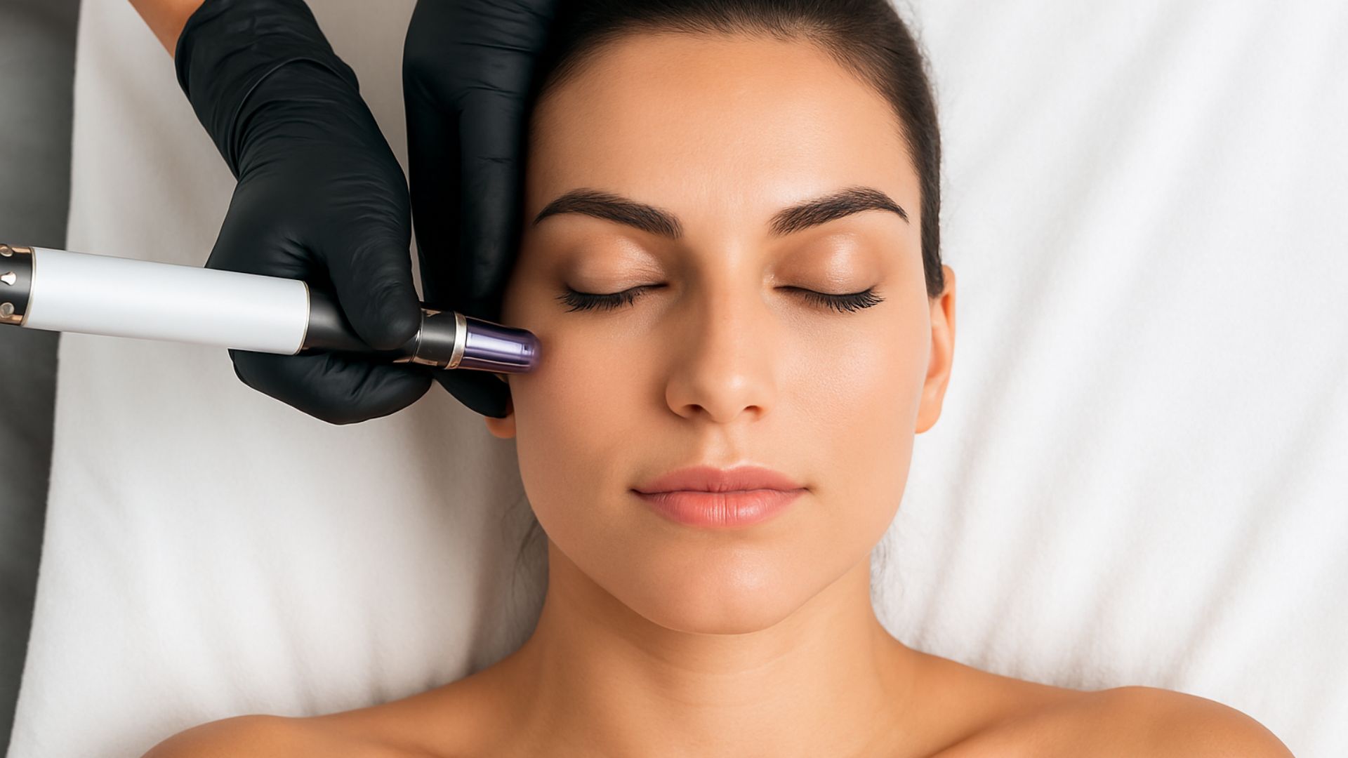 Procedimiento de microneedling con Dermapen en rostro femenino en Logroño
