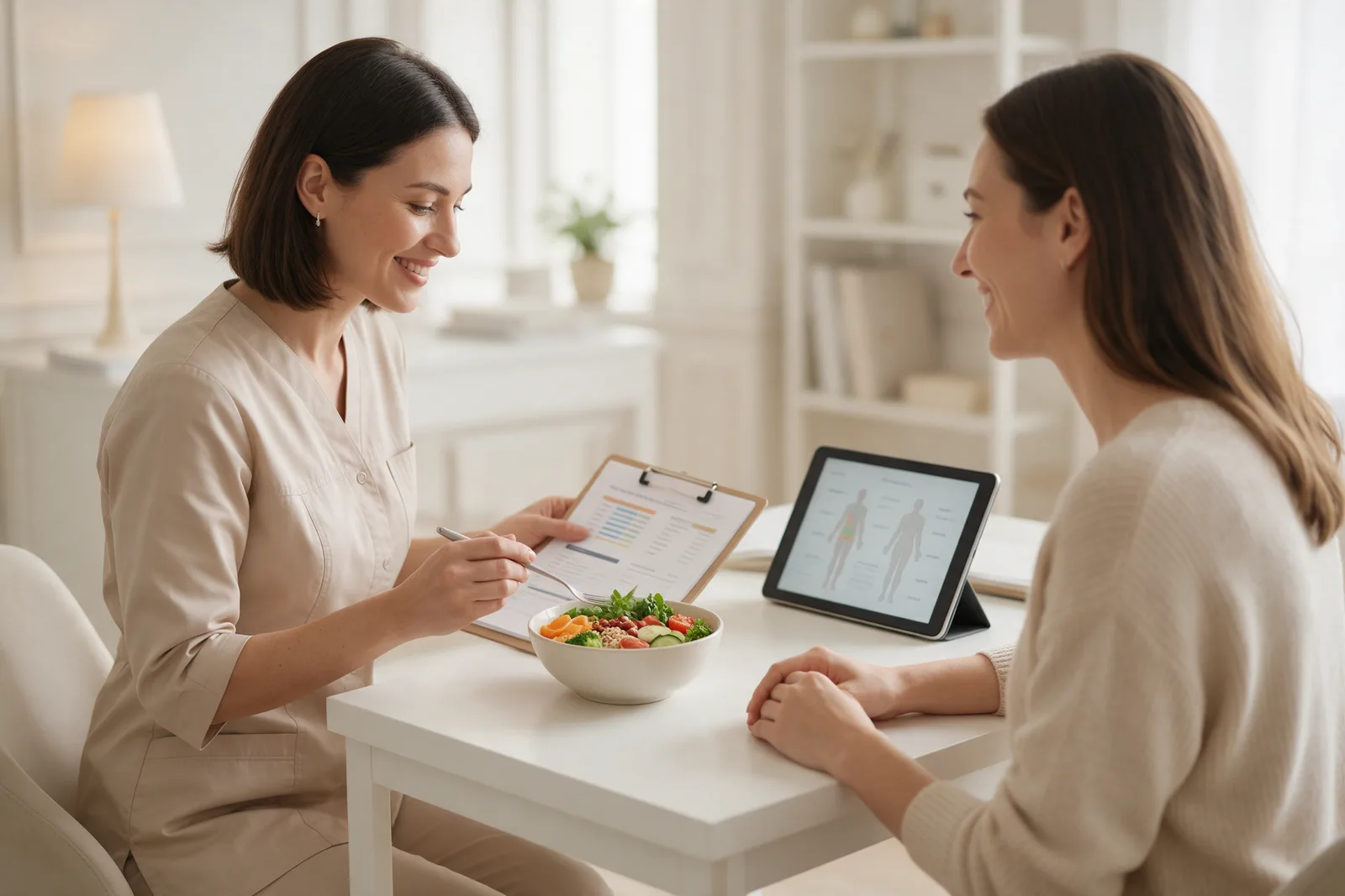 Plan de alimentación a medida con seguimiento médico en Clínica Vyctoria Logroño