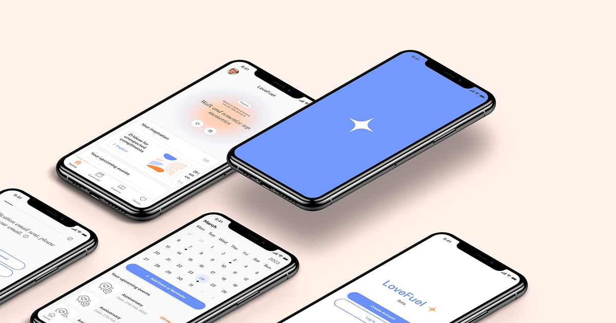 Floating iphones