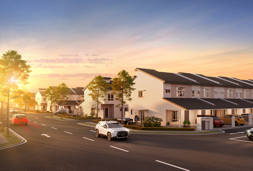 Reveria Corner Streetscape View