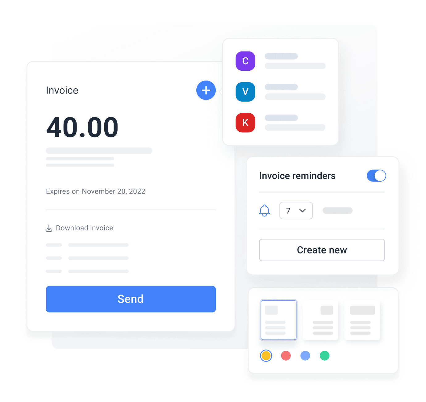 Invoicing module graphic