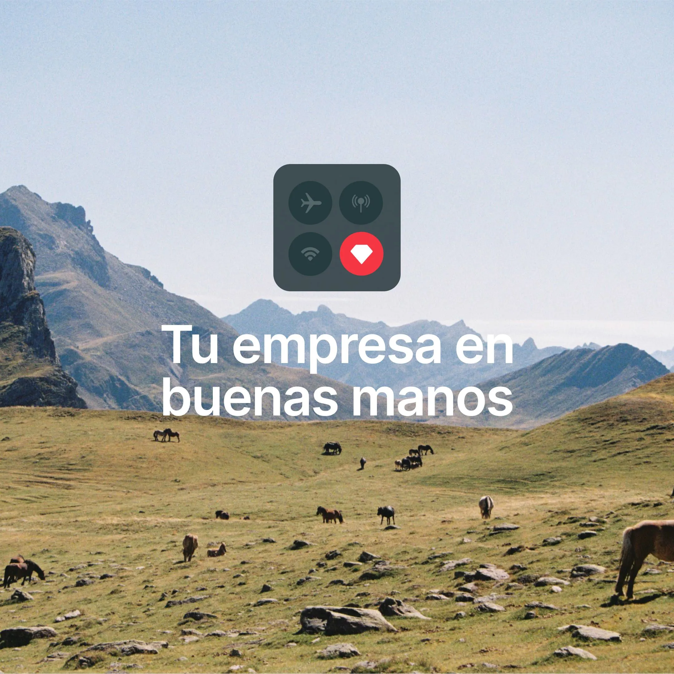 Texto: tu empresa en buenas manos