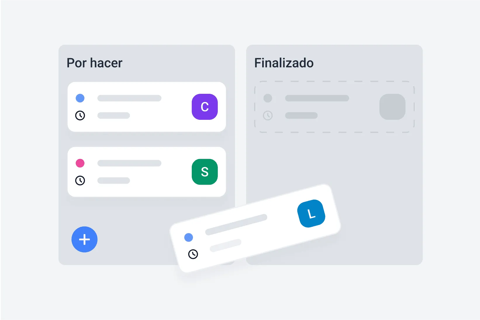 Gráfico del módulo de Proyectos y tareas
