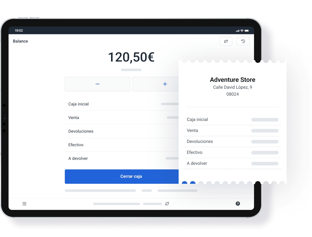 Recibo impreso y digital