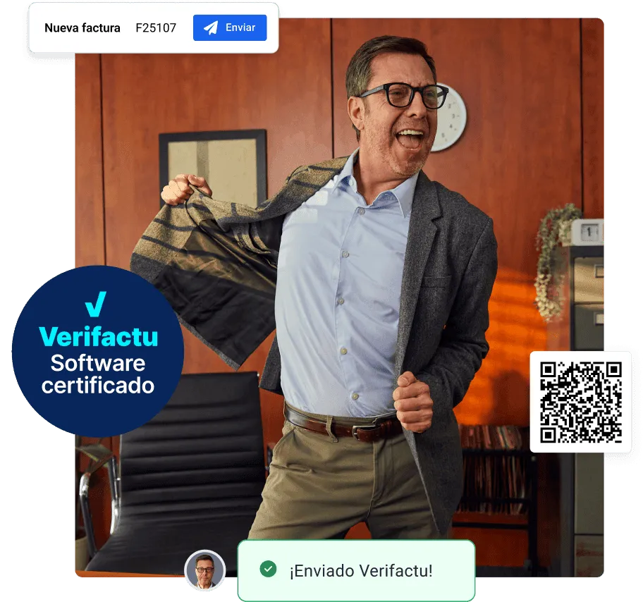 Asesor bailando Veriverifactu
