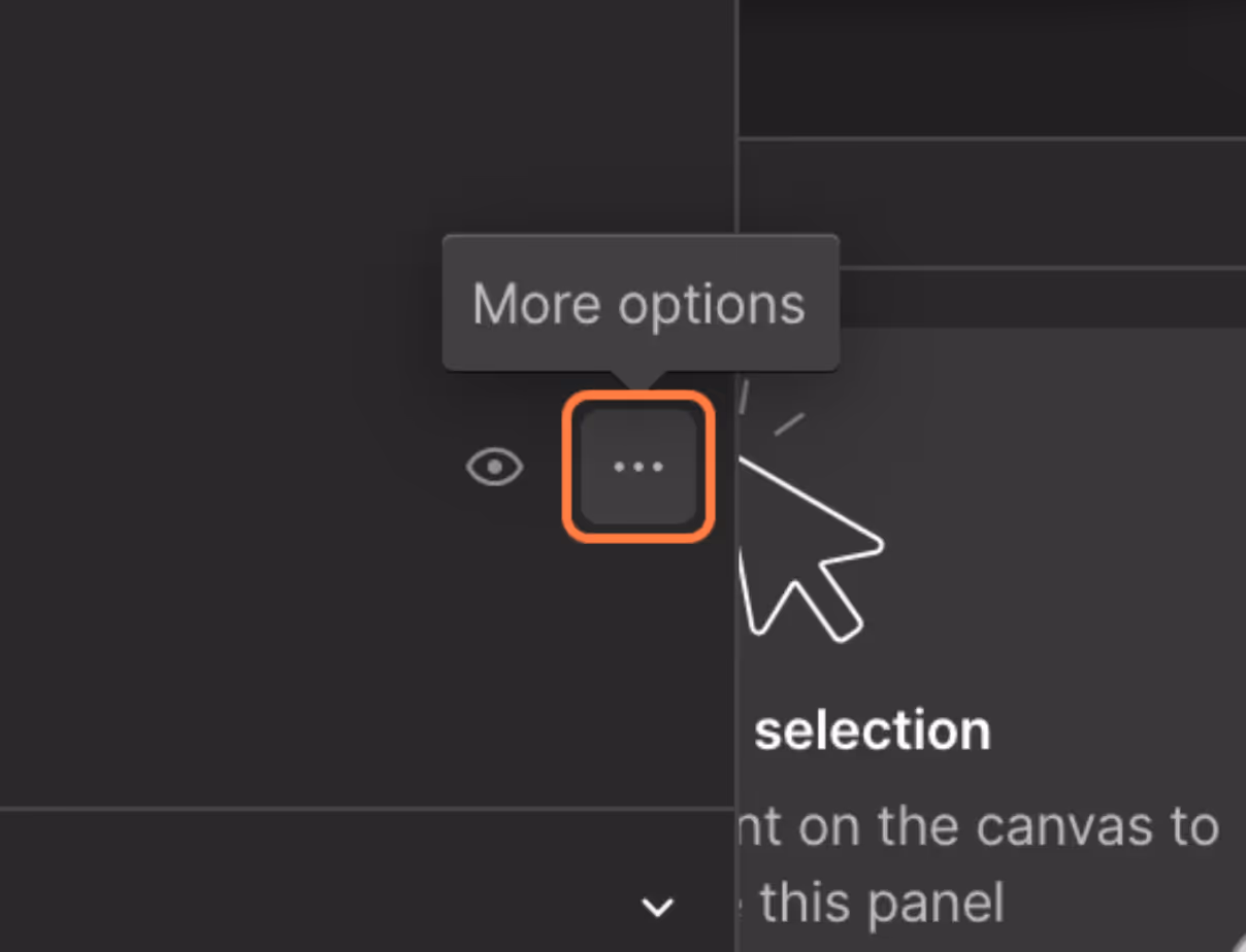 Step 4 highlights the More Options icon in Webflow, which you can click to access restore actions for a specific site backup.