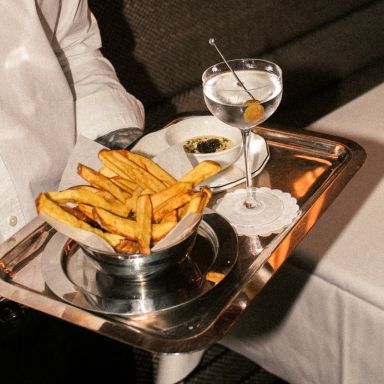 Eyes on the fries at Temple & Chapon