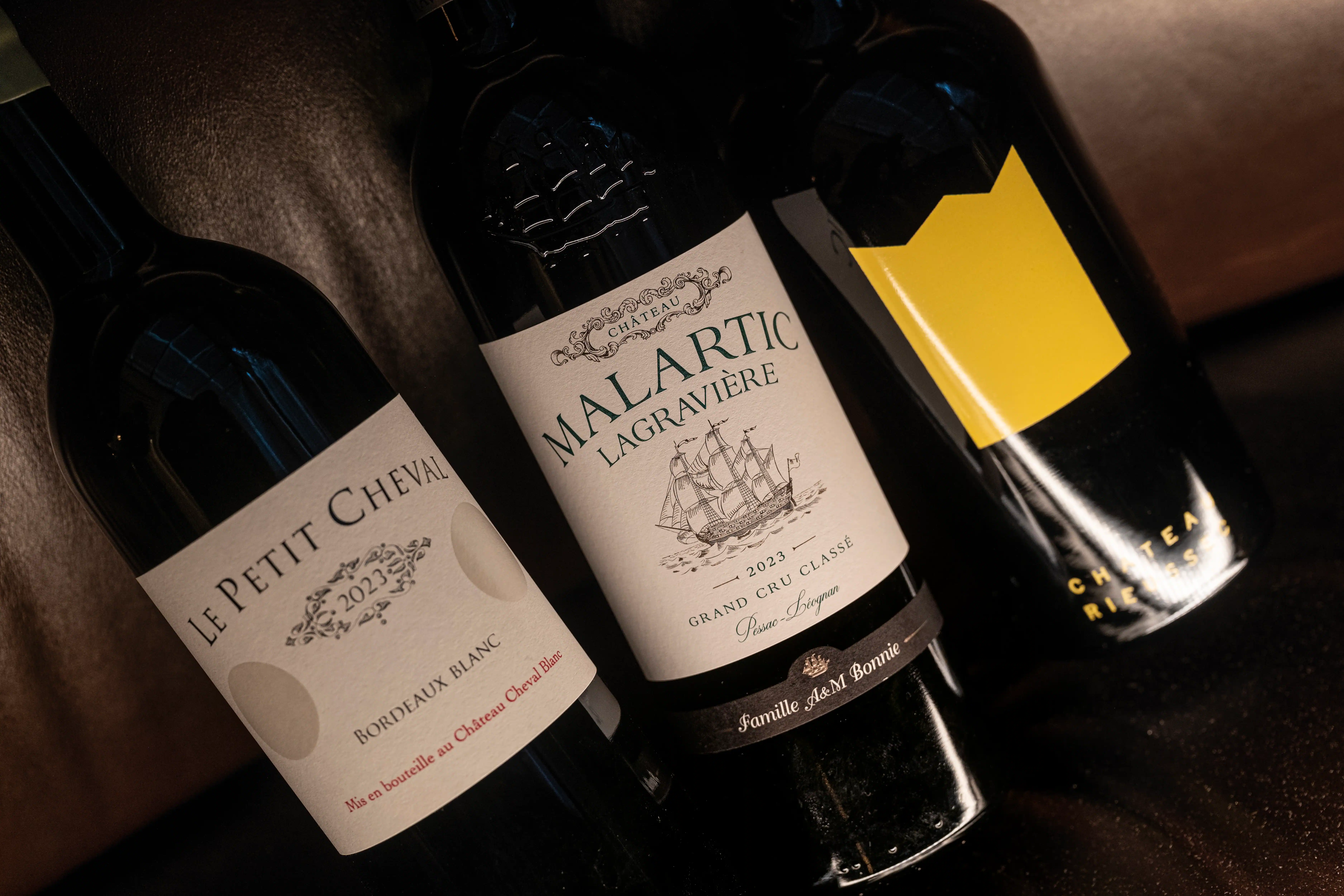 Bordeaux wines at temple & Chapon