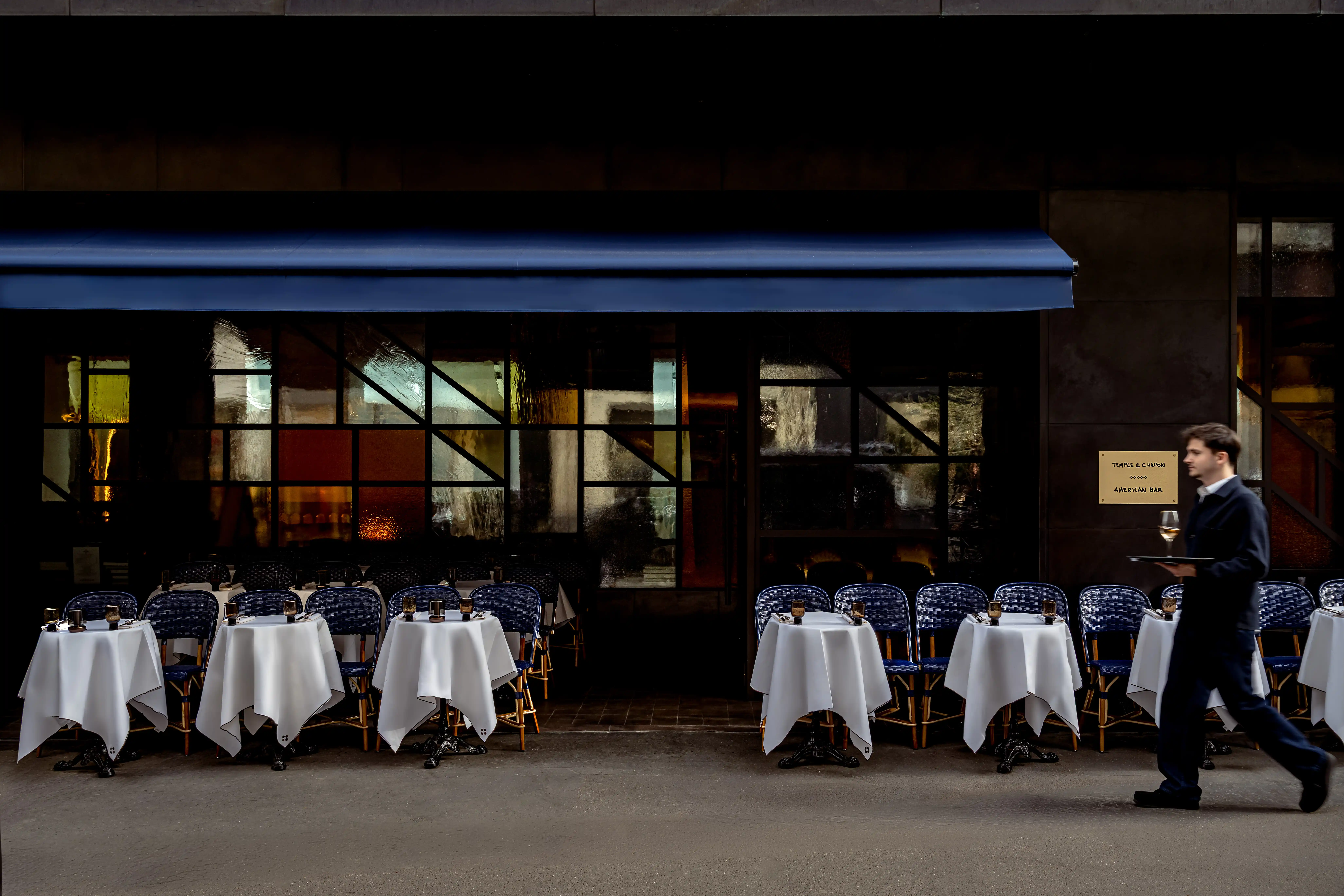 Refined menu Temple & Chapon restaurant, Le Marais, Paris.