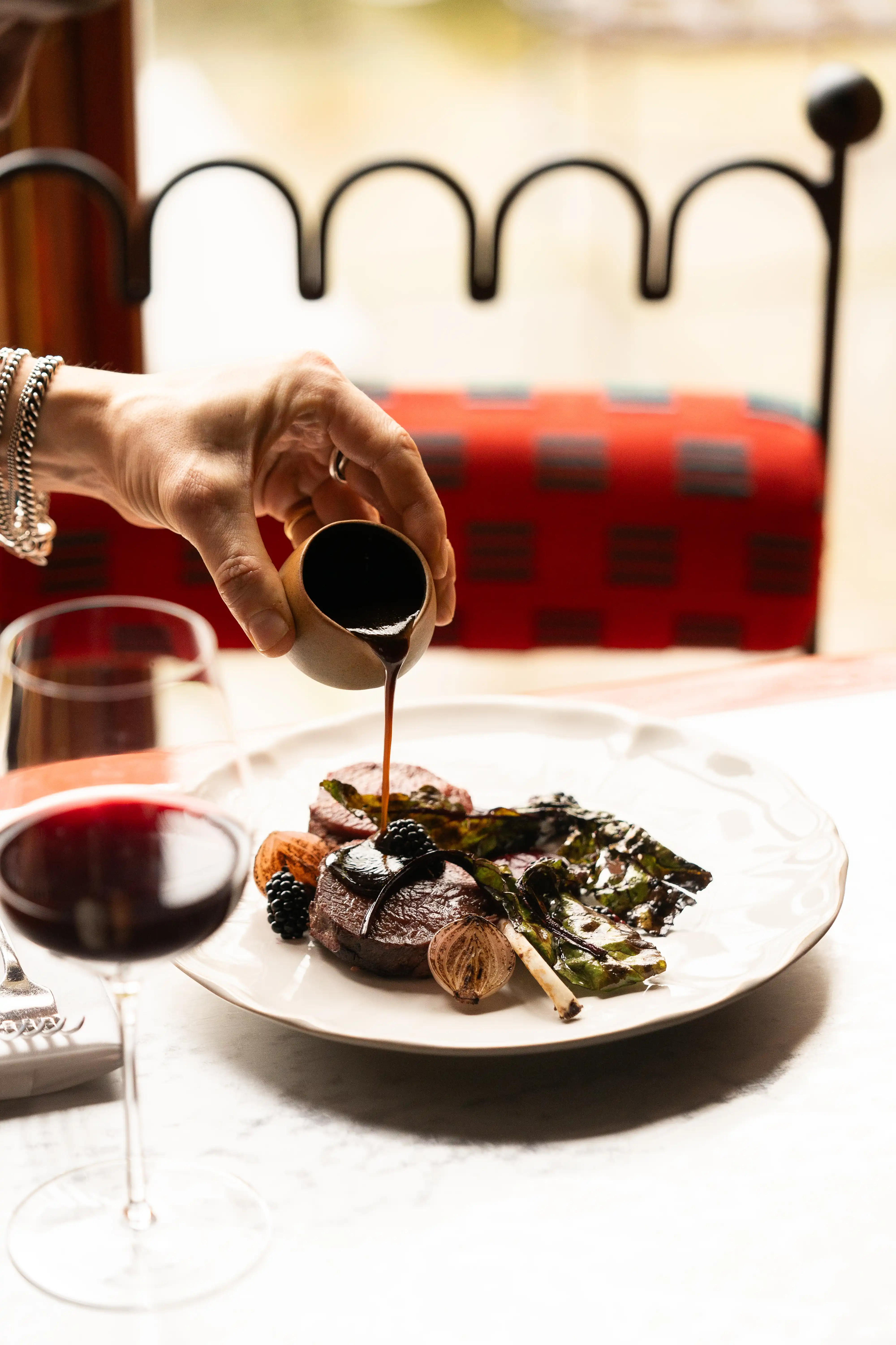 Chef jackson Cowley Manor restaurant