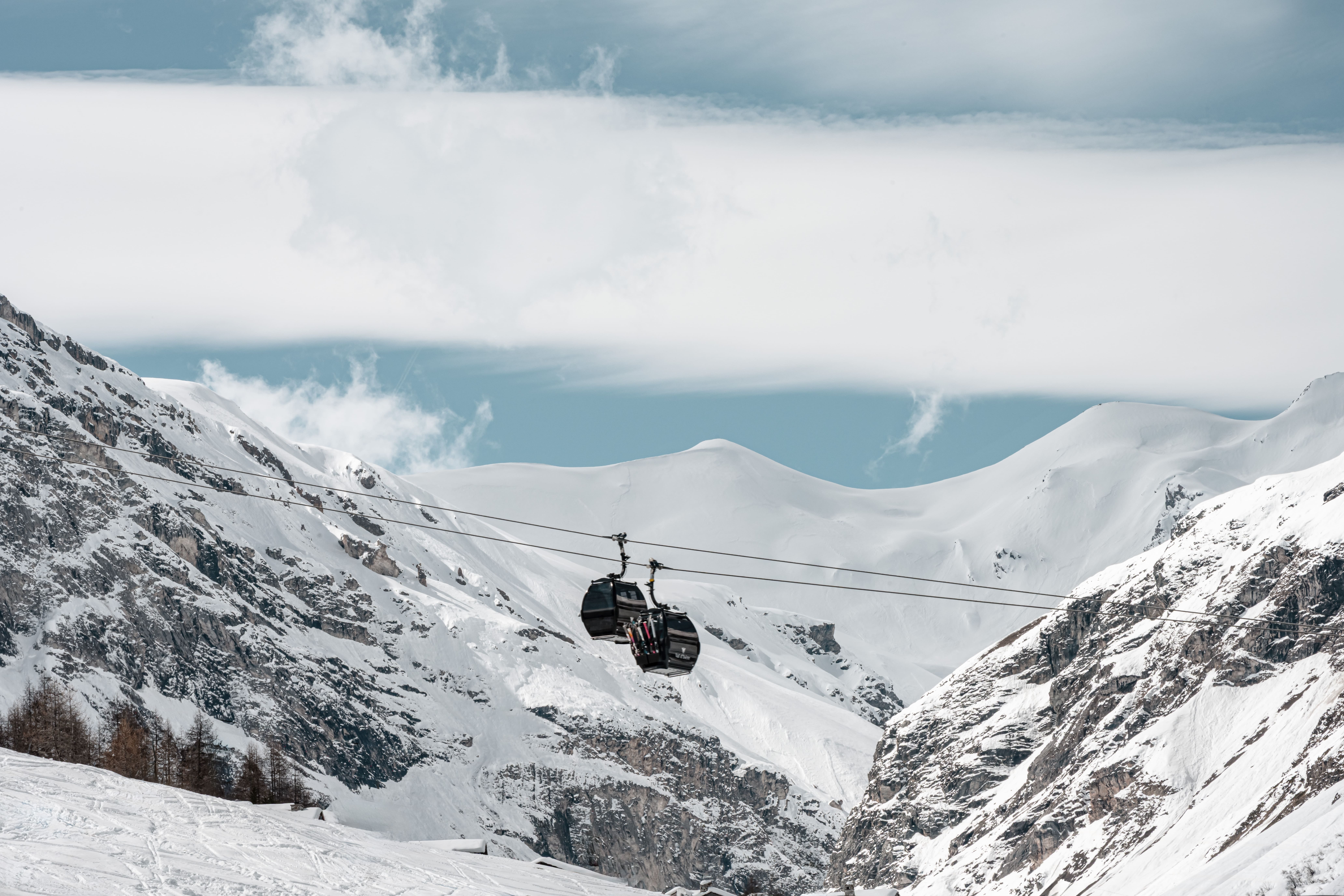 Winter Glow at Experimental Chalet Val d'Isère