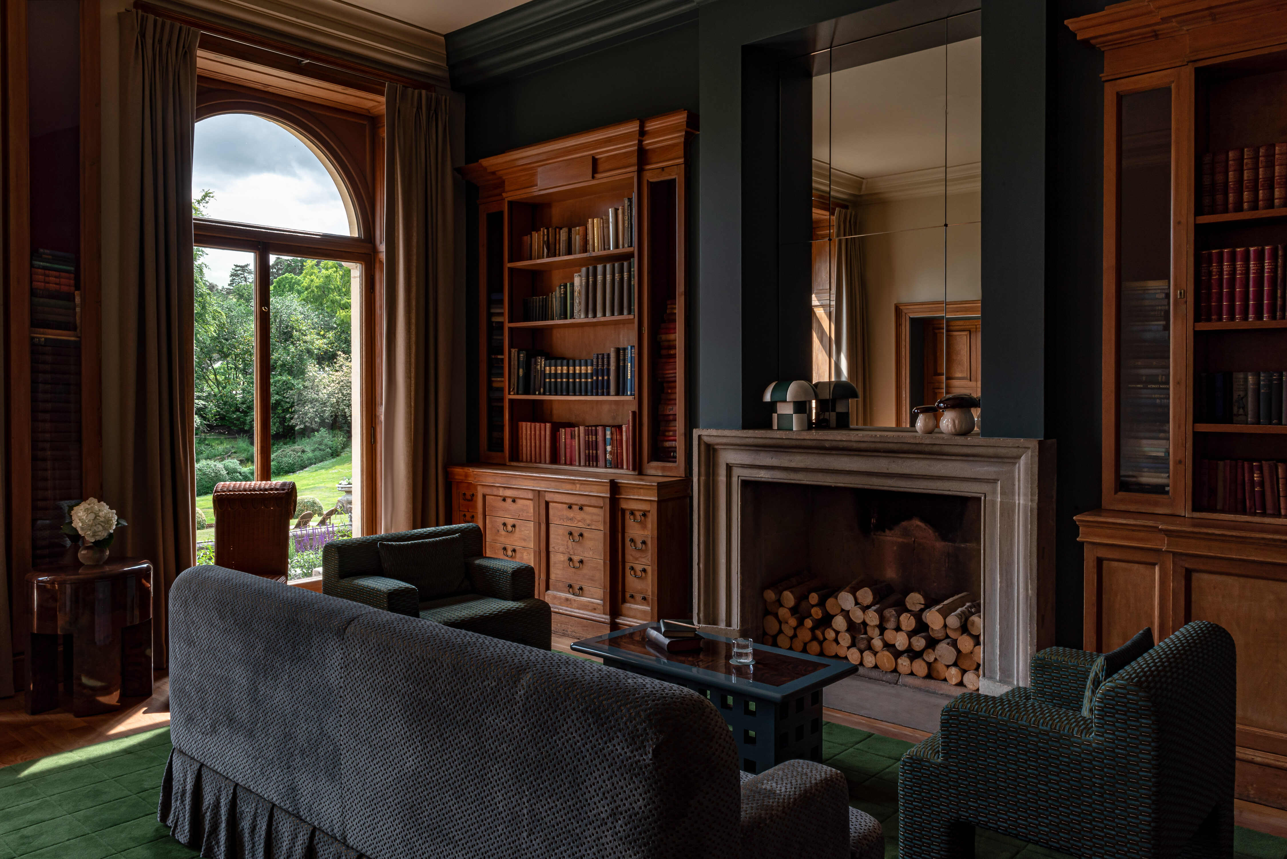The Library Cowley Manor Cotswolds
