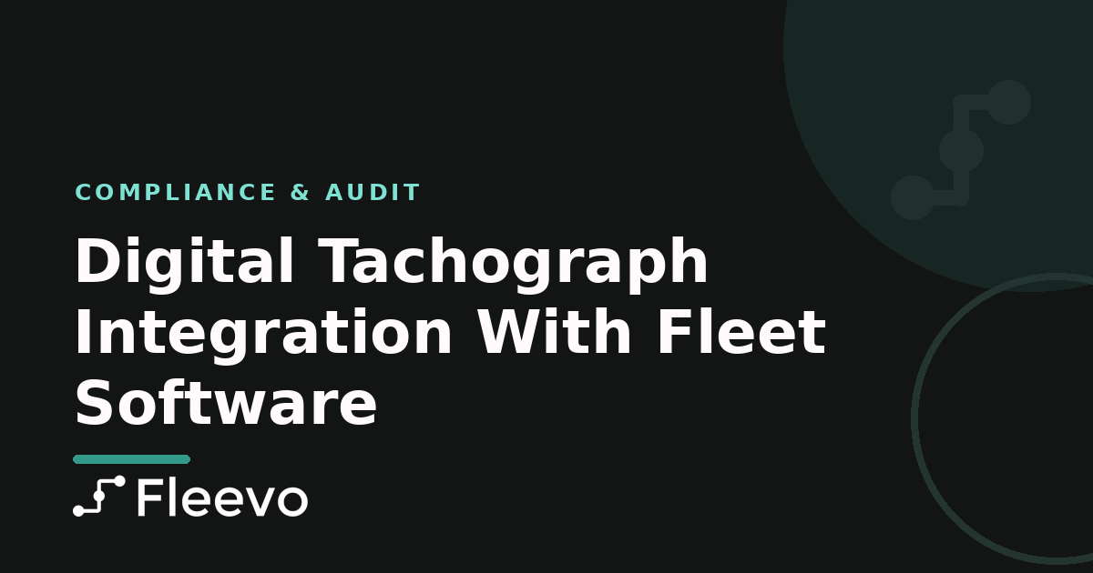 How Digital Tachograph Integration Works