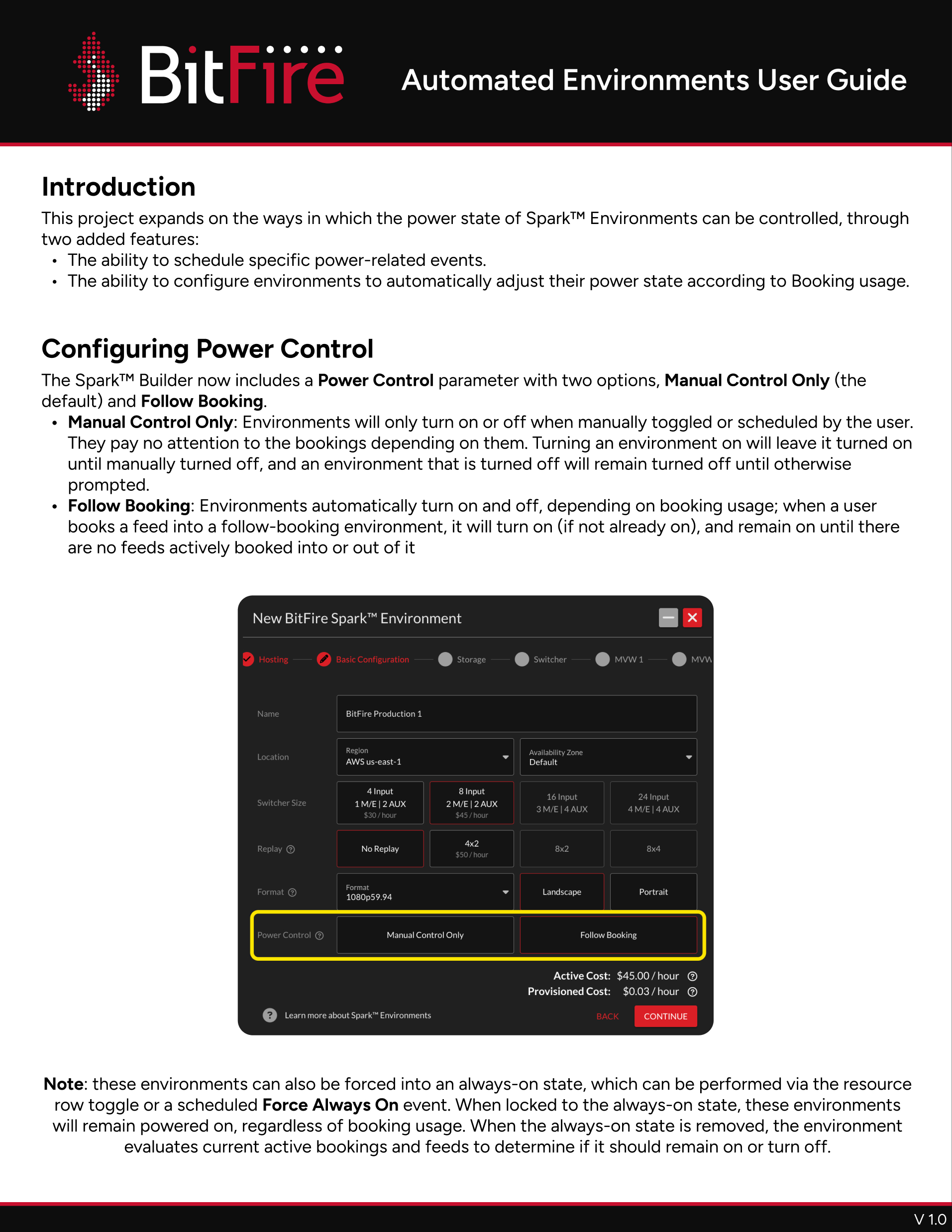 Automated Environments User Guide
