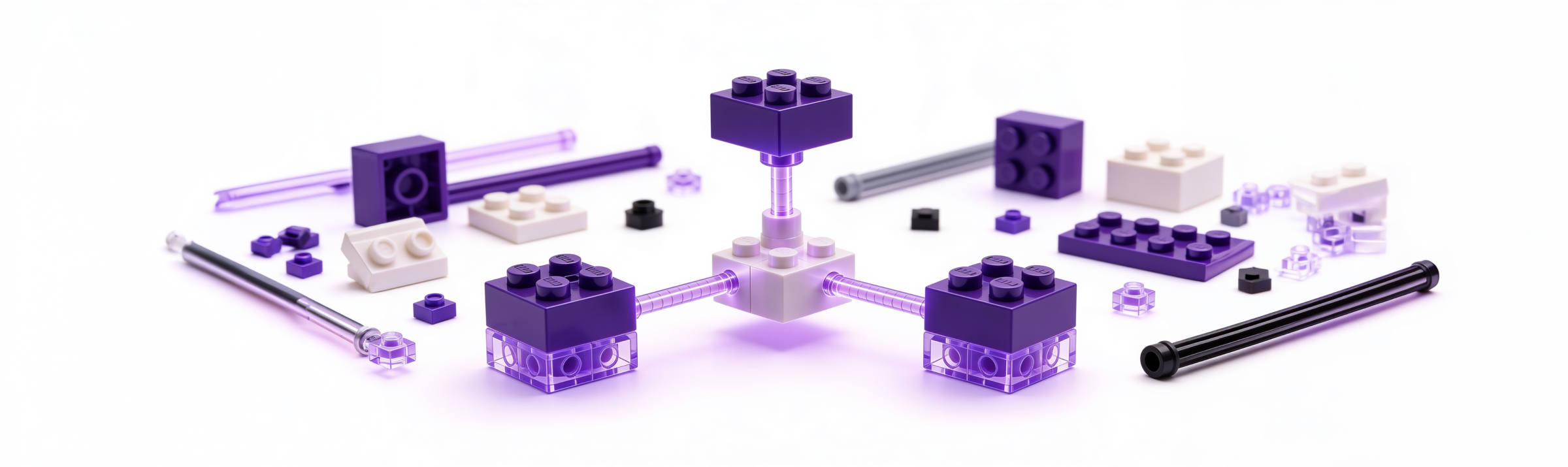 Purple LEGO bricks