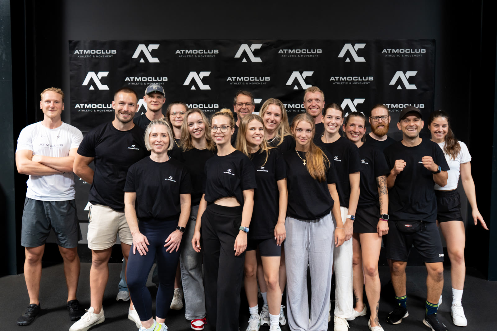 Das ATMO Team bei der HYROX Simulation.